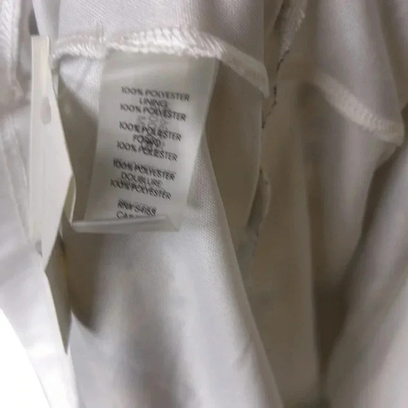 Karl Lagerfeld Ruffled floral sheer babydoll dress,chiffon frill,tiered,tie wrap - Picture 14 of 16